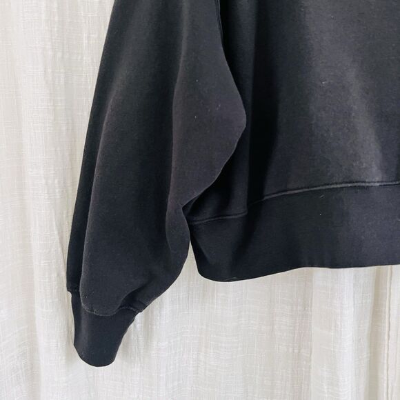 Buc-ee's Black Oversize Sweatshirt Soft Cozy Fun Merch - Womens Size XL - Picture 3 of 7